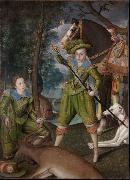 Robert Peake the Elder Henry,Prince of Wales (mk25) oil on canvas
